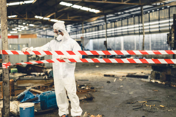 Professional Drug Lab Cleanup technician working in Jackson, MI